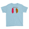 what up dog ketchup hot dog Youth Tee