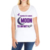 i love someone with pancreatic cancer to the moon &amp; back to infinity Ladies Curvy T-Shirt