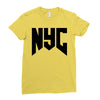 nyc new york city Ladies Fitted T-Shirt