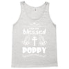 I Am One Blessed Poppy Tank Top