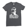 rollins for president  funny  comic henry rollins punk rock tv p Ladies Fitted T-Shirt