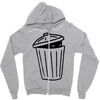 garbage ghost Zipper Hoodie