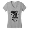 Greatest Yaya In The Universe Women's V-Neck T-Shirt