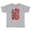 rood en wit Toddler T-shirt