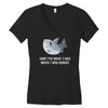 i was hungry Women's V-Neck T-Shirt