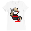 nightmare freddy krueger robert englund horror Ladies Fitted T-Shirt