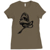 scream microphone Ladies Fitted T-Shirt