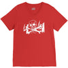 4x4 truck cross bone skull V-Neck Tee