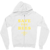 Save The Bees Zipper Hoodie