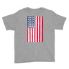 t-rex vintage american flag Youth Tee