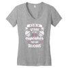 baking   it's ok to stare at my cupcakes Women's V-Neck T-Shirt