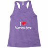 I Love Acupuncture Racerback Tank