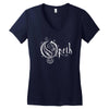 opeth logo progressive death metal Women's V-Neck T-Shirt