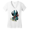 zombie gamers Women's V-Neck T-Shirt