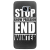 stop snow pression end winter funny Samsung Galaxy S7 Edge Case