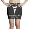 hillbilly hog wrestling champ  funny  comic wrestling redneck Mini Skirts