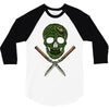 skull grass 3/4 Sleeve Shirt