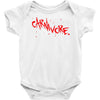 carnivore logo red Baby Onesie