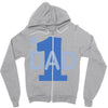 1 dad (2) Zipper Hoodie