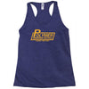 polymer records, ideal gift or birthday present funny Racerback Tank