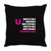 U=U Undetectable = Untransmittable Throw Pillow