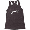 uffington horse Racerback Tank