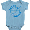 save the narwhales Baby Onesie