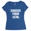 personalised Women's Triblend Scoop T-shirt