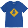 big foot xing big foot crossing sasquatch V-Neck Tee
