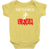 the floor is lava Baby Onesie