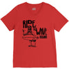 ride the wave california V-Neck Tee
