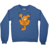 garfield scratching, ideal gift or birthday present funny Crewneck Sweatshirt