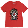 smokin pipes n feathers V-Neck Tee