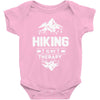 hiking is my therapy! Baby Bodysuit