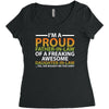 i'm a proud father in law Women's Triblend Scoop T-shirt