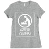 new dad game over, baby daddy parent Ladies Fitted T-Shirt