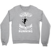 simple man running Crewneck Sweatshirt