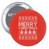 ugly merry christmas Pin-back button