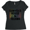 Sunrises House &amp; Techno Women's Triblend Scoop T-shirt