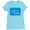suck it trebek Ladies Fitted T-Shirt
