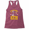 training to be gym master Racerback Tank