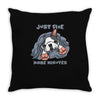 just 5 more minutes Throw Pillow