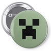 creeper face Pin-back button