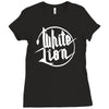 white lion Ladies Fitted T-Shirt
