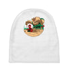 an amazing sand castle Baby Beanies