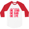 walker high marching band one sound one band one love 3/4 Sleeve Shirt