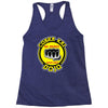 strike first, strike hard, no mercy Racerback Tank