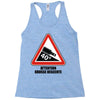 warning descent Racerback Tank