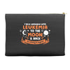 I Love Someone with Leukemia Cancer to The Moon and Back to Infinity Accessory Pouches