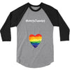 Worth The Wait Rainbow 3/4 Sleeve Shirt